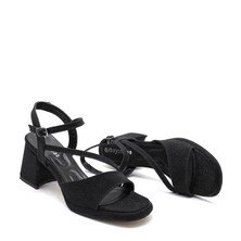 Kindep (Erbay) Kalın Topuklu Kadın Abiye Ayakkabı Siyah