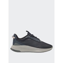 Boss Erkek Marka Logolu Bağcıklı Kaydırmaz Tabanlı Günlük Lacivert Sneaker 50529544-410