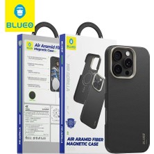 Blueo Mr. Gorilla iPhone 16 Pro Uyumlu Magsafe Destekli Air Aramid Fiber Slim Karbon Fiber Zırh Kılıf