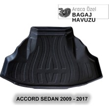Elorcar Honda Accord Sedan 2009 - 2017 3D Bagaj Havuzu