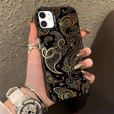 HONTINGA iPhone 12 Pro ile Uyumlu Kılıfı Silikon Kenar Sert Arka Düşüme Önleyici Basitlik Anti Düşme Kamera Korumali Klasik Desen Telefon Kılıfı Kadın ve Erkek Için Uygundur K1-0630