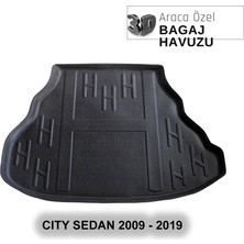 Elorcar Honda Cıty Sedan 2009 - 2019 3D Bagaj Havuzu