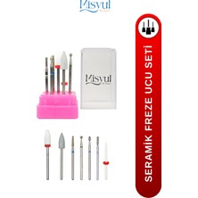 Normadia Profesyonel Seramik Freze Ucu Seti, Protez ve Jel Tırnak, Kuru Manikür Uyumlu