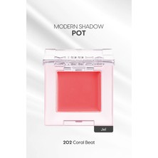 MISSHA Parlak Jel Dokulu Tekli Göz Farı Mıssha Modern Shadow Pot (202 Coral Beat)