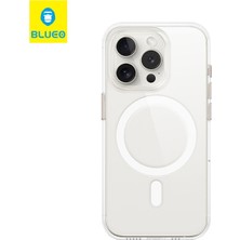 Blueo Crystal Drop Resistance iPhone 15 Uyumlu Anti-Drop Darbe Emici Kenarları Yumuşak Silikon Kılıf