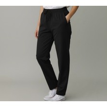 Onora Unisex Siyah Hemşire Doktor Cerrahi Hastane Tek Alt Likralı Pantolon