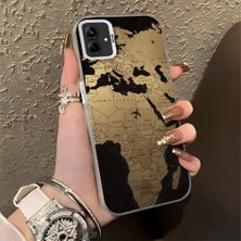 HONTINGA Samsung Galaxy A04E ile Uyumlu Kılıfı Silikon Kenar Sert Arka Düşüme Önleyici Basitlik Anti Düşme Kamera Korumali Uçak Desen Telefon Kılıfı Kadın ve Erkek Için Uygundur K1-0628
