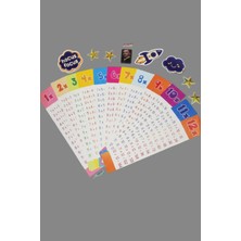 Yunus Copy Çocuk Çarpım Tablosu 10ADET (Karışık Tasarım)