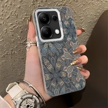 HONTINGA Xiaomi Redmi Note 14S ile Uyumlu Kılıfı Silikon Kenar Sert Arka Düşüme Önleyici Basitlik Anti Düşme Kamera Korumali Klasik Desen Telefon Kılıfı Kadın ve Erkek Için Uygundur K1-0630