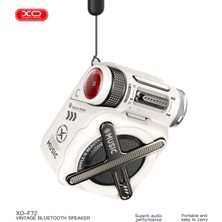 Xo F72 Mecha Taşınabilir Kablosuz Bluetooth Hoparlör 5.4– Metal/PC/ABS Gövde TF Kart Desteği