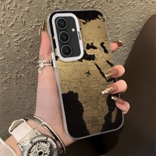 HONTINGA Samsung Galaxy S24 Plus ile Uyumlu Kılıfı Silikon Kenar Sert Arka Düşüme Önleyici Basitlik Anti Düşme Kamera Korumali Uçak Desen Telefon Kılıfı Kadın ve Erkek Için Uygundur K1-0628