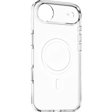 Brabus iPhone 17 Air Uyumlu Magsafe Özellikli Sert Royal Şeffaf Telefon Kılıfı