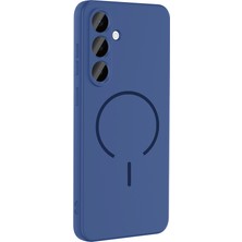 Apsuwa Samsung Galaxy S24 Fe Kılıf Silikon Meta Magsafe Kablosuz Şarj Özellikli