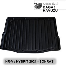 Elorcar Honda Hr-V / Hybrıt 2021 - Sonrası 3D Bagaj Havuzu