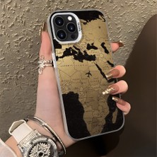 HONTINGA iPhone 14 Pro Max ile Uyumlu Kılıfı Silikon Kenar Sert Arka Düşüme Önleyici Basitlik Anti Düşme Kamera Korumali Uçak Desen Telefon Kılıfı Kadın ve Erkek Için Uygundur K1-0628