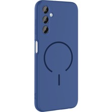 Adige Samsung Galaxy A25 Kılıf Silikon Meta Araç Tutucu Özellikli