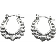 Suzi Shine Mini Kalp Detaylı Küpe