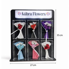 Şekerci Osman Işıklı Mini Çiçek Otomatı | Kişiye Özel Tabelalı | Sevgiliye Özel Romantik Hediye