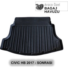 Elorcar Honda Cıvıc Hb 5 Kapı 2017 - Sonrası 3D Bagaj Havuzu