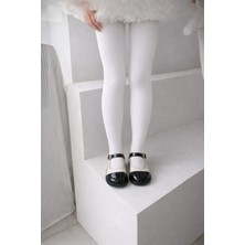 Gigi Giyim Düz Renk Kız Çocuk Külotlu Çorap