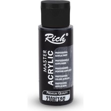 Rich Master Akrilik Boya 60CC 02190 Siyah