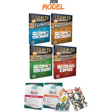 2026 Model Liderler Karması Lgs Türkçe Matematik Fen Inkılap 4lü  Branş Deneme Seti Toplam 68 Deneme