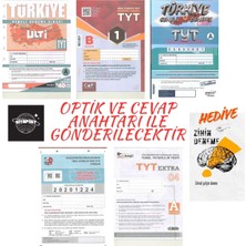 Karma Kitaplar Türkiye Geneli Tyt 5ADET Kurumsal Deneme Optik ve Cevap Anahtarı +ZİHİNDENEME/KURUMSAL485