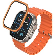 Blueo Apple Watch Ultra 1 / 2 / 3 Uyumlu 49MM Safir Titanyum Saat Ekran Koruyucu