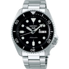 Seiko Srpd55K Erkek Kol Saati Otomatik Çelik Kasa 10 ATM Suya Dayanıklılık Siyah Kadran