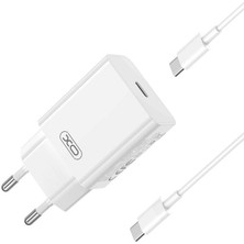 Xo L126 20W PD Hızlı Şarj Aleti Seti - 20W Power Delivery Type-C Şarj Seti