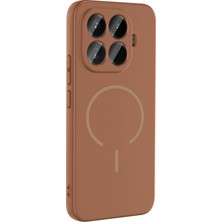 Adige Xiaomi 15T Pro Kılıf Silikon Meta Magsafe Kablosuz Şarj Özellikli