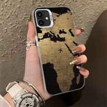 HONTINGA iPhone 12 Pro ile Uyumlu Kılıfı Silikon Kenar Sert Arka Düşüme Önleyici Basitlik Anti Düşme Kamera Korumali Uçak Desen Telefon Kılıfı Kadın ve Erkek Için Uygundur K1-0628