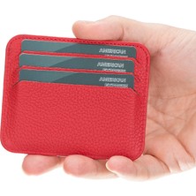 Gp Iguana Pedro Slim Deri Kartlık Erc2 Kırmızı