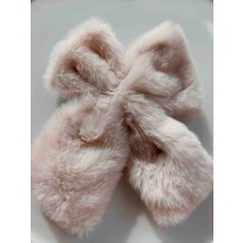 Makmery Fiyonk Peluş Otomatik Krem Toka