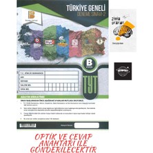 Karma Kitaplar Türkiye Geneli Tyt 1ADET Kurumsal Deneme Optik ve Cevap Anahtarı +ZİHİNDENEME/KURUMSAL81