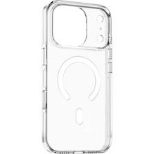 Brabus iPhone 17 Pro Uyumlu Magsafe Özellikli Sert Royal Şeffaf Telefon Kılıfı