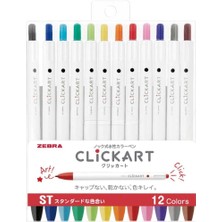 Zebra Clickart Market Pen St 12'li Set Klasik