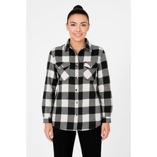 Stelol Uzun Kollu Oduncu Gömlek - Siyah