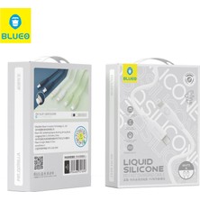 Blueo B Liquid Silicone Elastik PD Fast USB-C Type-C to Type-C 1.2m Yumuşak Data Hızlı Şarj Veri Kablosu