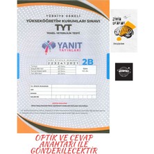 Karma Kitaplar Türkiye Geneli Tyt 1ADET Kurumsal Deneme Optik ve Cevap Anahtarı +ZİHİNDENEME/KURUMSAL22