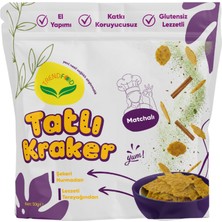 Trend Food Glutensiz, Şekersiz (Hurma Suyu) Bademli Tereyağlı Doğal Kurabiye | 75 G | Sağlıklı Atıştırmalık