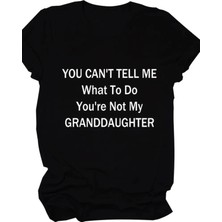 Stelol Baskılı Oversize Bisiklet Yaka T-Shirt - Siyah