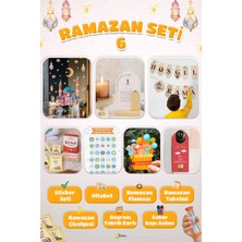 Msticker Ramazan Ayı Sticker Oyun ve Etkinlik Seti,7 Li Set Çocuklar Için Ramazan Süsleme ve Etkinlik Seti6