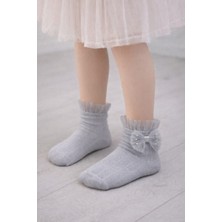 Gigi Giyim Inci Aksesuarlı Kız Çocuk Soket Çorap
