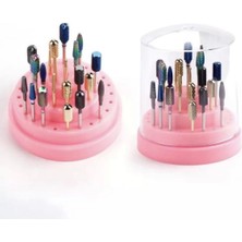 UltraNova Pratik ve Hijyenik 48 Hazneli Freze Uç Standı, Kapaklı Organizer