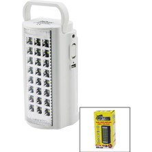 DS LLC 24 Ledfiş Şarjlı - Powerbankledli Işıldak Lamba 6V 4.0AH Akütaşıma Kulplu Rd-24 (4887)