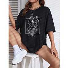 Stelol Baskılı T-Shirt - Siyah