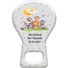 Bir Yaş Doğum Günü  için 30 Adet  Ambalajlı Balon Magnet  Açacak