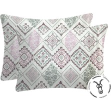 Lief Home Ranforce Kumaşından Gizli Fermuarlı Yastık Kılıfı 50X70 ( 2 Adet )