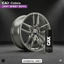 CAXCOLORS Cax Gun Metal Jant Sprey Boya 400ML - Metalik Gun Gri , Isıya Dayanıklı Sportif Jant Yenileme